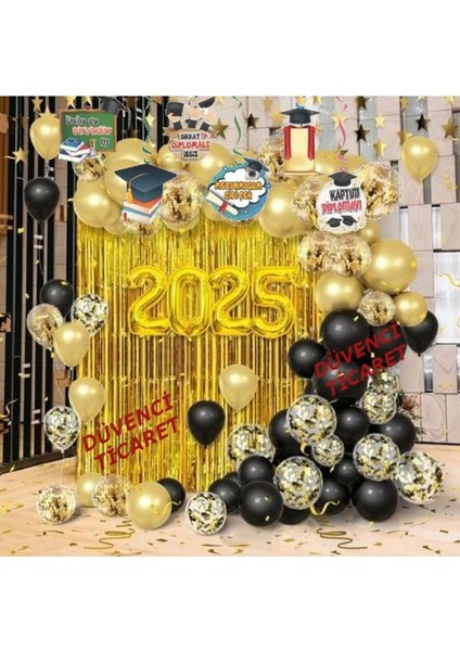 Mezuniyet Sezonu Okul Sınıf Partisi Dekorasyon Balonları 2025
