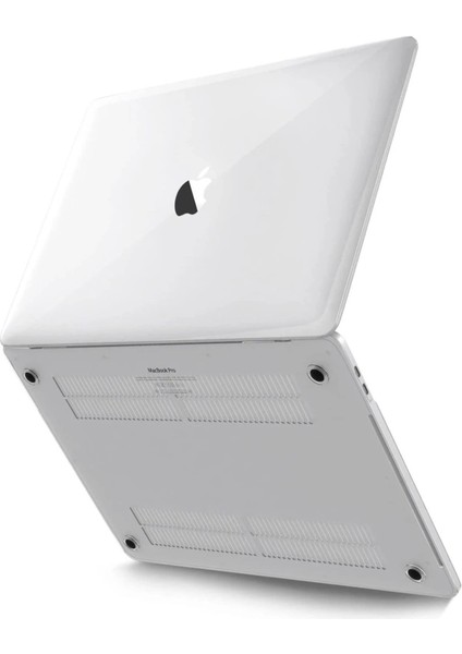 Macbook Pro 13 2020 Macbook Buzlu Kapak - Şeffaf Zrnet