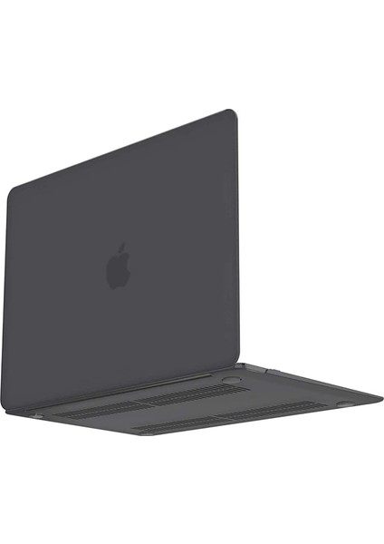 Macbook Pro 13 2021 Macbook Buzlu Kapak - Füme Zrnet