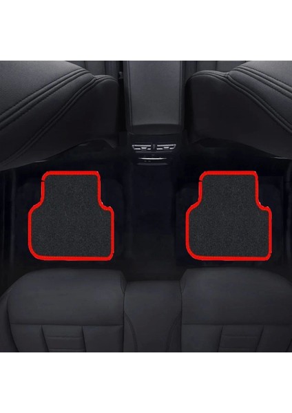 Jeep COMPASS-2006-2016 Kırmızı Halı Siyah Kenar Petek Topuk fiyatları