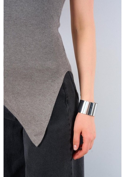 Grip&hug Yanı Uzun Atlet - Orta Gri