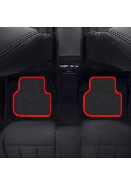 Kia 2012-SONRASI-PROCEED-TEK-KAIP-TKM Siyah Halı Kırmızı Kenar Petek Topuk