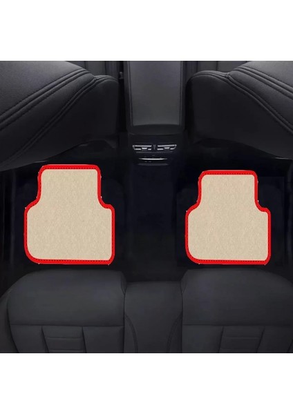 Opel Corsa C 2005-2007 Bej Halı Kırmızı Kenar Petek Topuk