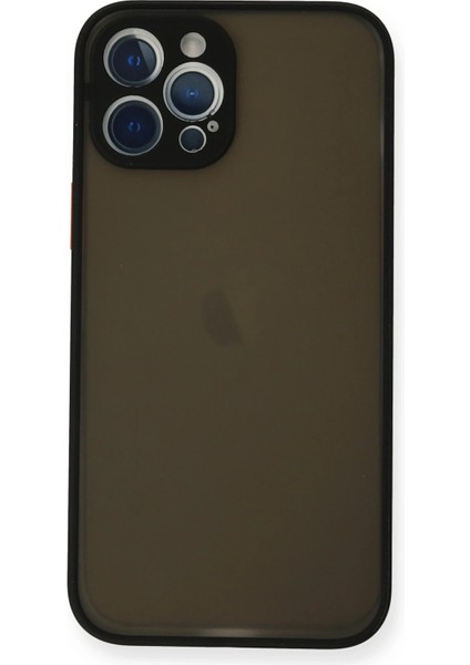 Apple iPhone 12 Pro Max Kılıf Montreal Silikon Kapak - Siyah Zrnet