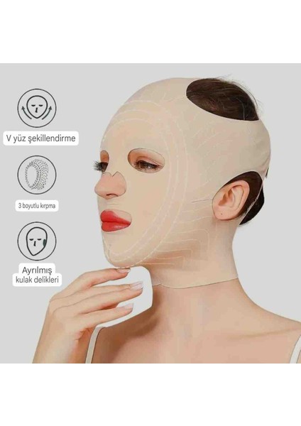 V Yüz Şekillendirici Maske | Çene Toparlayıcı Sıkılaştırı Cı Sarkma Karşıtı