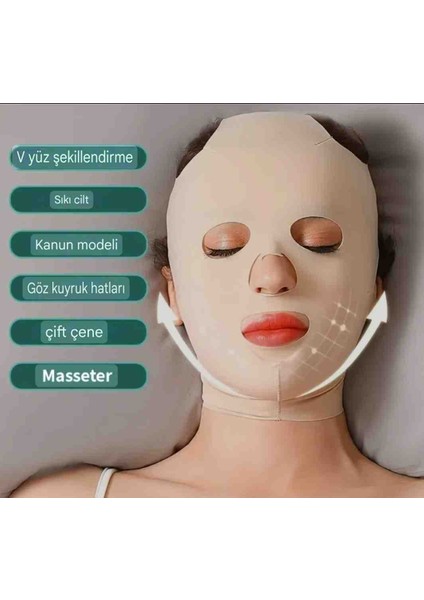 V Yüz Şekillendirici Maske | Çene Toparlayıcı Sıkılaştırı Cı Sarkma Karşıtı fiyatları