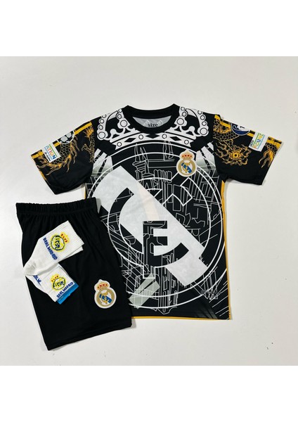 Real Madrid 2024/25 Yeni Sezonu Cristiano Ronaldo Çocuk Forması 4'lü Set (Armalı)