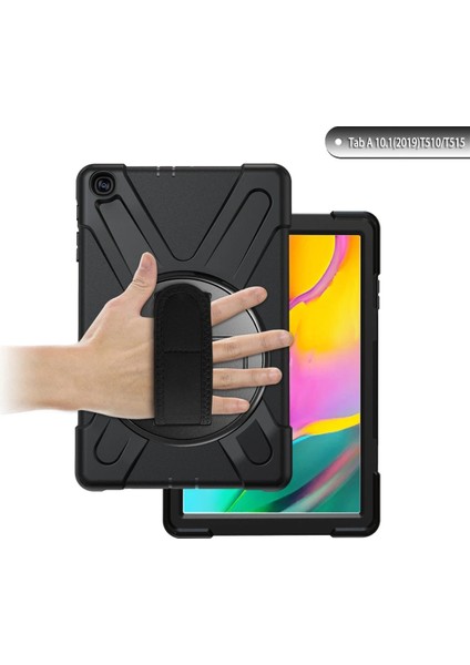 Samsung Galaxy T510 Tab A 10.1 Kılıf Amazing Tablet Kapak - Siyah Zrnet