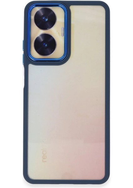 Realme C55 Kılıf Dora Kapak - Mavi Zrnet