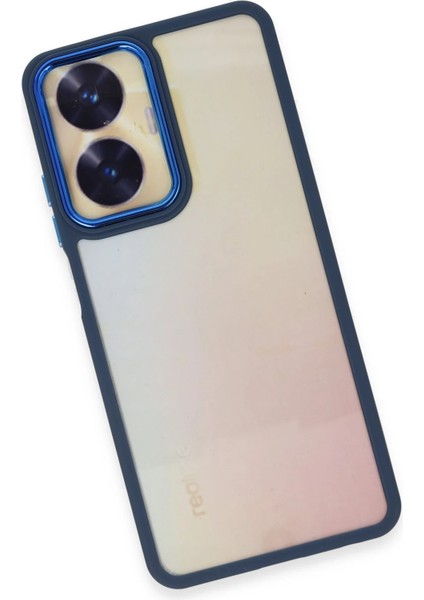 Realme C55 Kılıf Dora Kapak - Mavi Zrnet