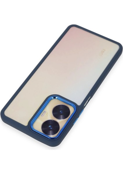 Realme C55 Kılıf Dora Kapak - Mavi Zrnet