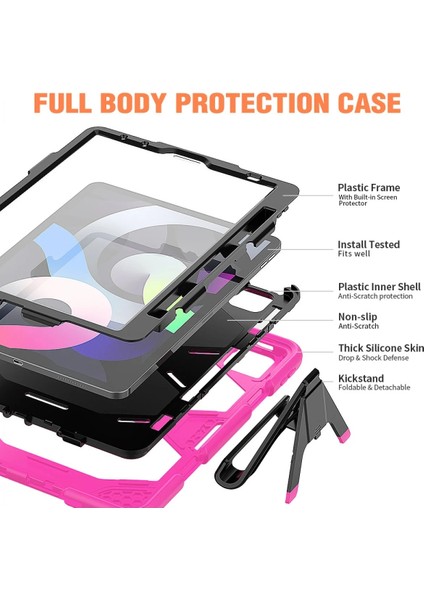Apple iPad Pro 11 (2020) Kılıf Griffin Tablet Kapak - Pembe Zrnet