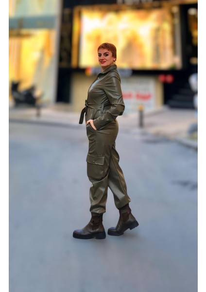 Çıtçıtlı Deri Tulum modelleri