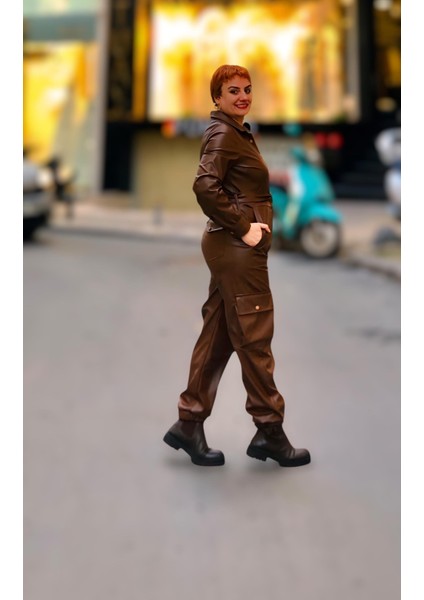 Çıtçıtlı Deri Tulum modelleri