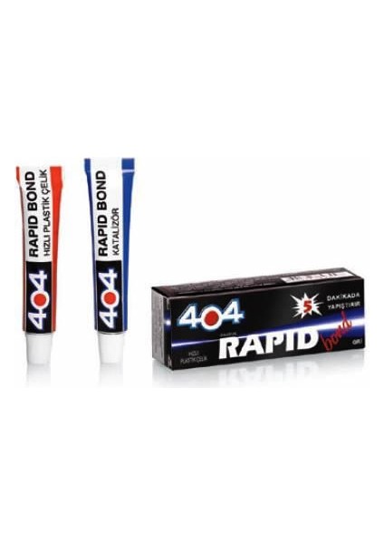 404 Plastik Çelik Rapid Bond Hızlı Yapıştırıcı 16GR - Şeffaf