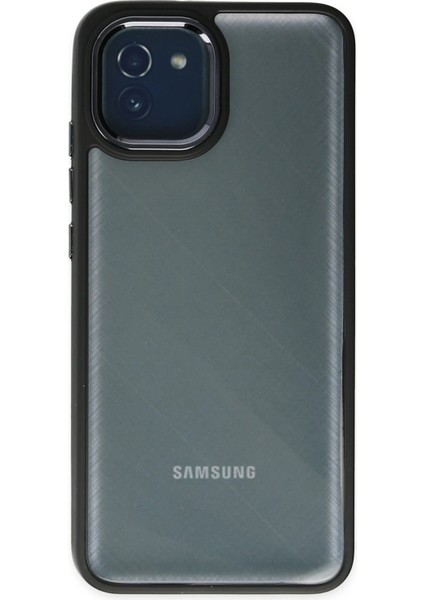 Samsung Galaxy A03 Kılıf Dora Kapak - Siyah Zrnet