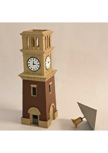 Mini Saat Kulesi Maketi – 14 cm Dekoratif Figür fiyatları