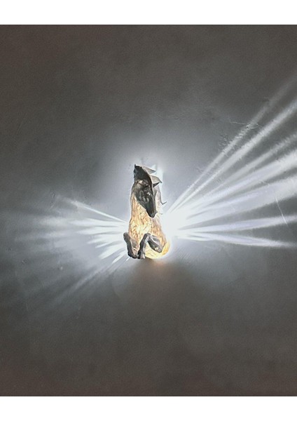 Pegasus Duvar Lambası – LED Aydınlatmalı 3D Dekoratif At Figürü