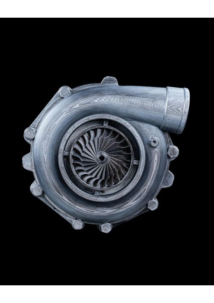 Turbo Inferno Duvar Lambası – Turbo Görünümlü 3D Dekoratif Aydınlatma