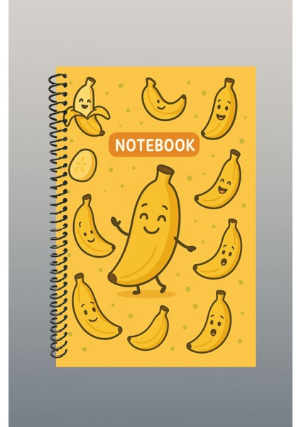 Sevimli Meyveler A5 Kareli Defter