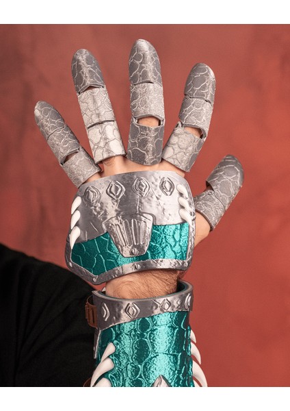 Barbar Hareketli Zırh Eldiven