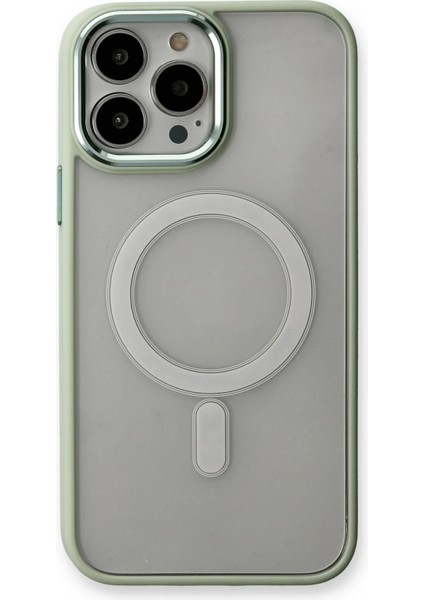 Apple iPhone 14 Pro Max Kılıf Room Magneticsafe Silikon - Su Yeşili Zrnet fiyatları