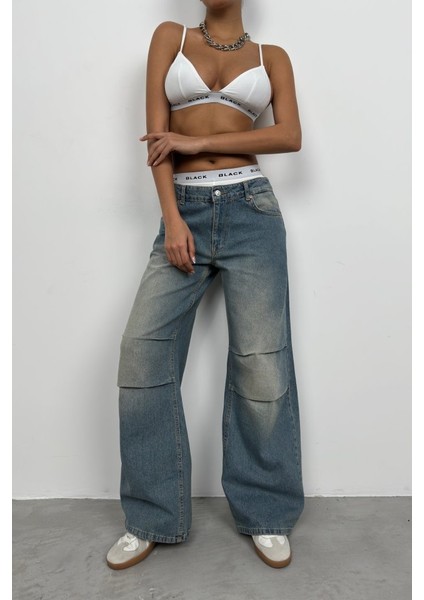 Grip&hug Düşük Bel Diz Katlı Jean modelleri