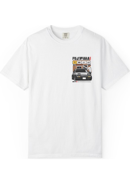 Fujıwara - Unisex Oversize T-Shirt Streetwear Etiolestudio