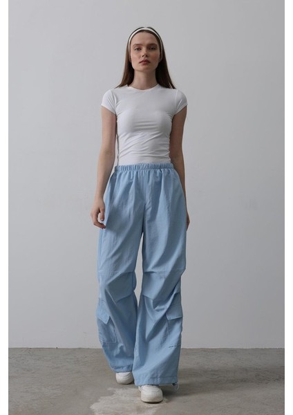 Grip&hug Paraşüt Cargo Pantolon - Mavi