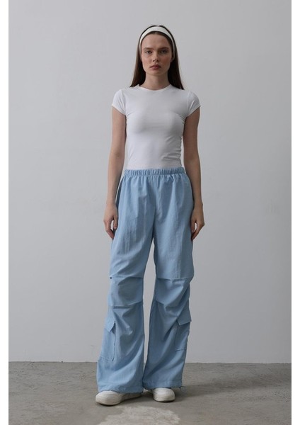 Grip&hug Paraşüt Cargo Pantolon - Mavi