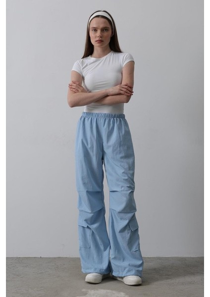 Grip&hug Paraşüt Cargo Pantolon - Mavi