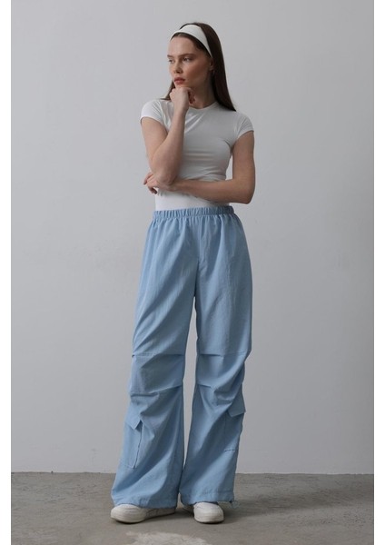 Grip&hug Paraşüt Cargo Pantolon - Mavi