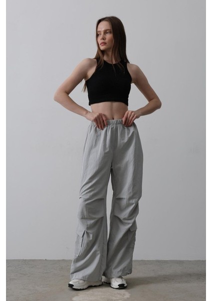 Grip&hug Paraşüt Cargo Pantolon - Gri
