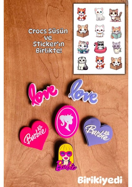 Jibbitz Terlik Süsü 6'lı Set