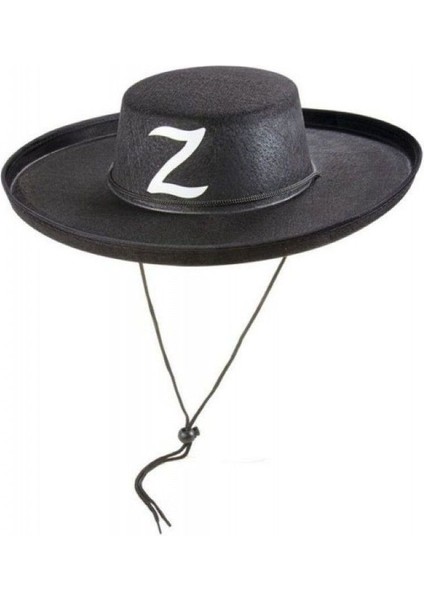 Z Logolu Yetişkin Boy Bağcıklı Zorro Şapkası fiyatları