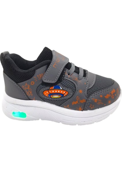 Erkek Çocuk Hafif Anatomik Taban Işıklı Spor Ayakkabı Sneaker