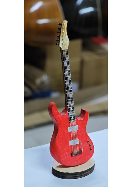 Minyatür Hediyelik Masa Üstü Elektro Gitar fiyatları