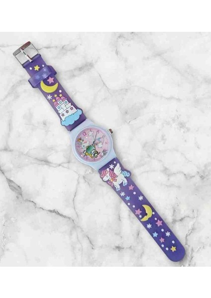Sanrio Cinnamoroll Kuromi My Melodi Hello Kitty Tarçın Rulosu Kol Saati ( Melodi )