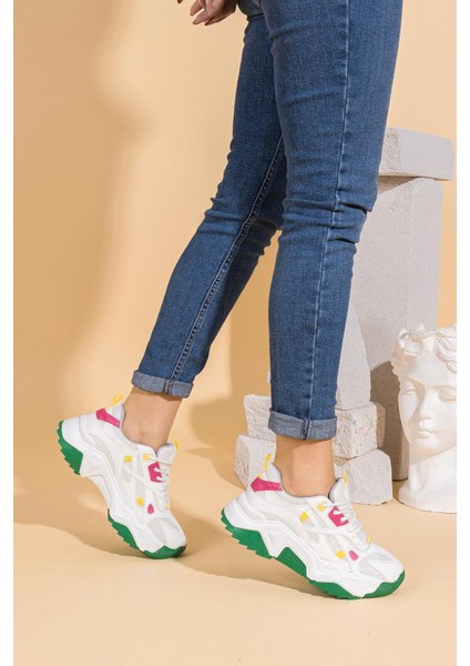 Rentın Kadın Beyaz Multi Kadın Spor Ayakkabı