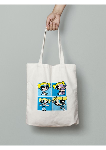 Powerpuff Girls Bubbles Bez Çanta 35X40CM - Tote Bag