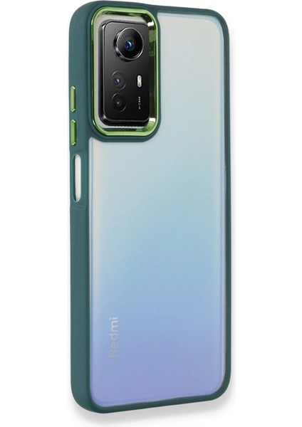 Xiaomi Redmi Note 12S Kılıf Dora Kapak - Haki Yeşil Zrnet