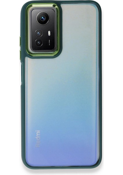 Xiaomi Redmi Note 12S Kılıf Dora Kapak - Haki Yeşil Zrnet