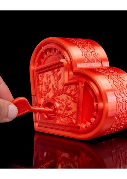 Çark Kilitli Kalpli Hediyelik Kutu fiyatları