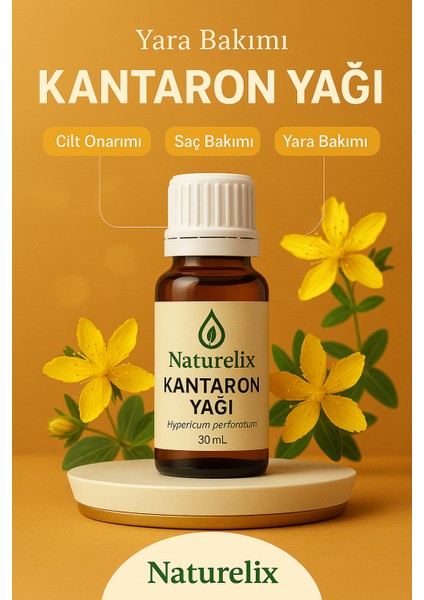 30 ml Kantaron Yağı Doğadan Gelen Yenileyici Güç