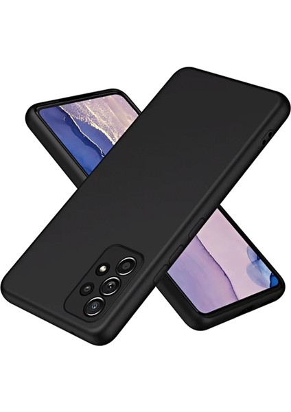 Samsung Galaxy A72 Kılıf First Silikon - Siyah Zrnet