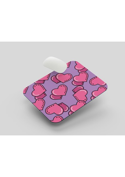 Kalpli Mor - Pembe 22X18 Mousepad - Y2K Mousepad