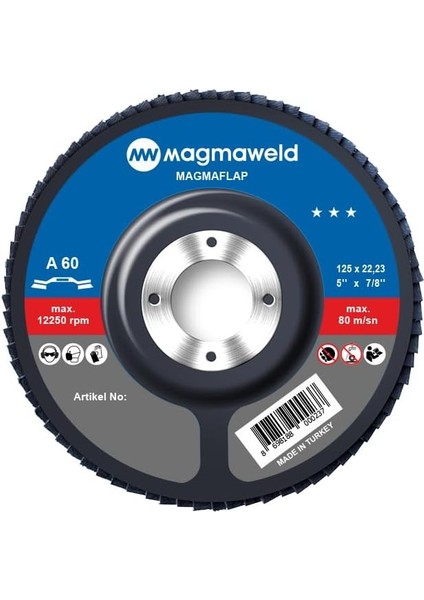 Magmaflap 60 Kum-Ao 125X22 mm 10 Adet