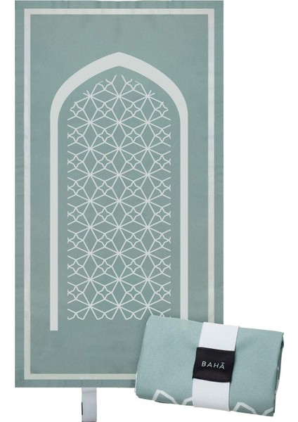 Taşınabilir Dua Matı, Seyahat Namaz Matı, Katlanabilir Dua Matı, Müslümanlar Için Mükemmel Bir Hediye (Yosun Yeşili)
