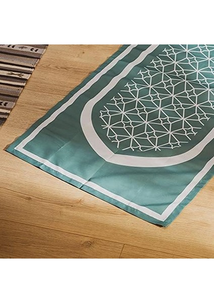Taşınabilir Dua Matı, Seyahat Namaz Matı, Katlanabilir Dua Matı, Müslümanlar Için Mükemmel Bir Hediye (Yosun Yeşili)