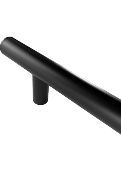 Mutfak ve Banyo Dolabı Kapakları ve Çekmeceler Için Metal Kulp Paslanmaz Mobilya Dolap Kulbu 128MM Mat Siyah 2 Adet